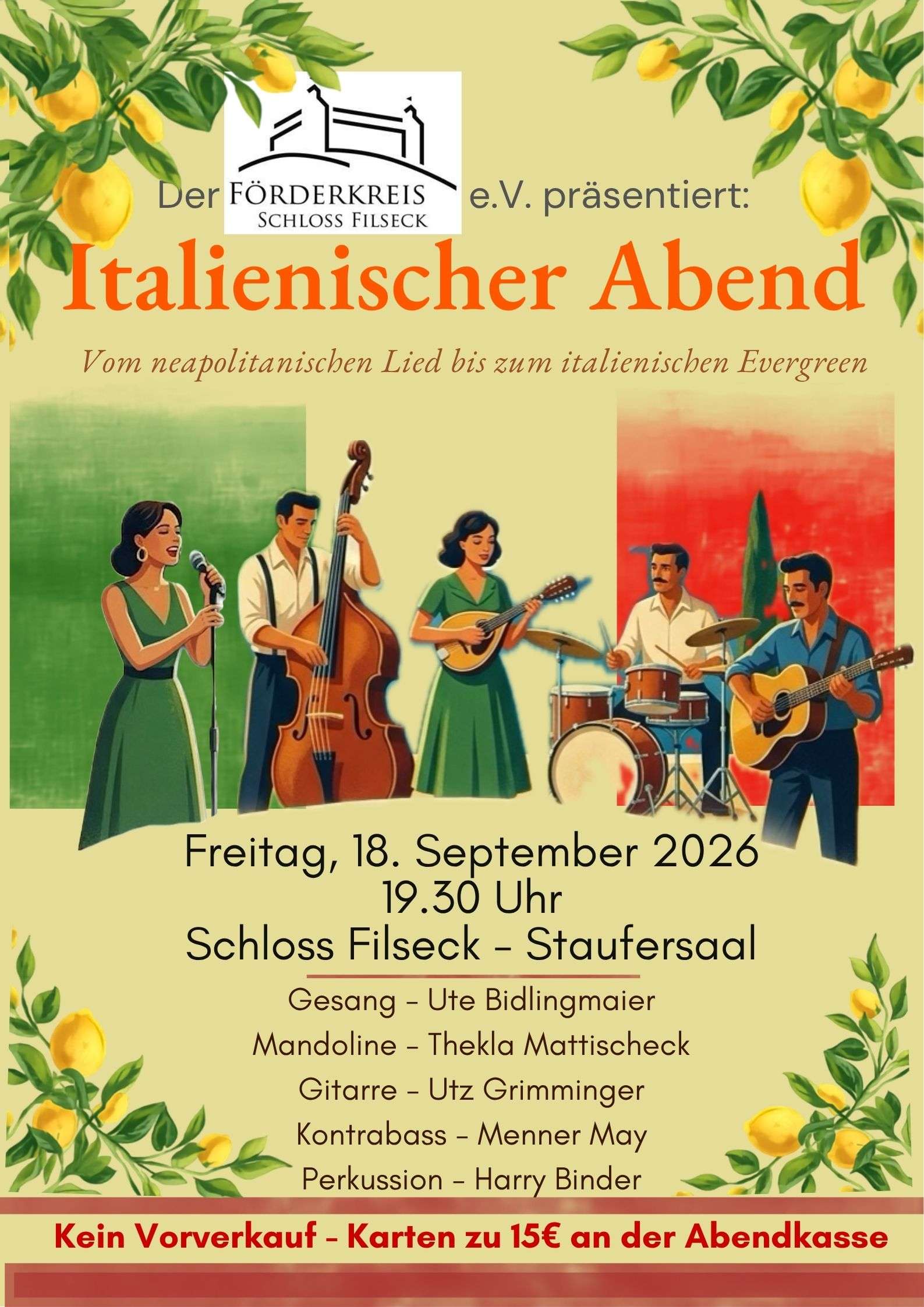 Italienische Nacht auf Schloss Filseck